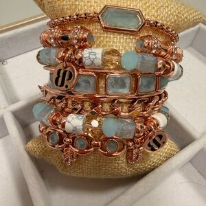 BOMB PARTY NINE BRACELET DOUBLE STACK!!! BRAND NEW!